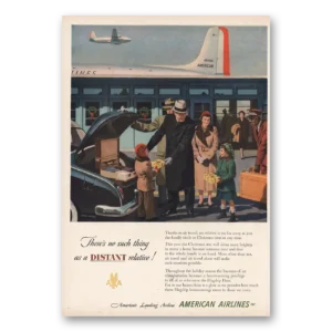 1950 American Airlines Print Ad | Distant Relative