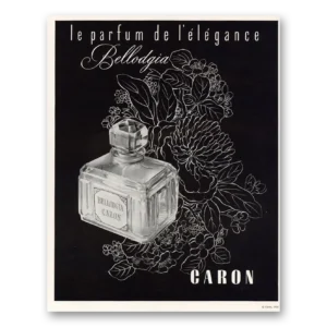 1950 Caron Bellodgia Perfume Print Ad | Le Parfum