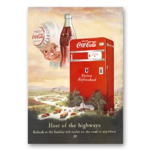 1950 Coca Cola Print Ad | Host Highways