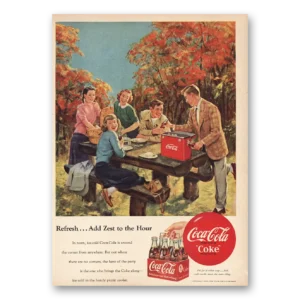 1950 Coca Cola Print Ad | Add Zest