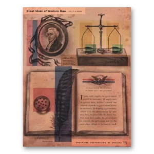 1950 Container Corporation of America Print Ad | Alexander Hamilton