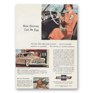 1950 Chevrolet Styleline Print Ad | Can Be Fun