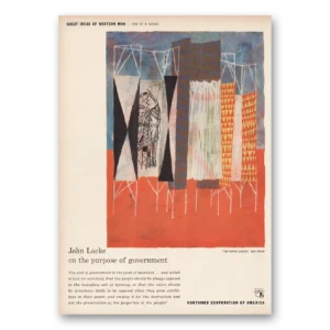 1950 Container Corporation of America Print Ad | John Locke