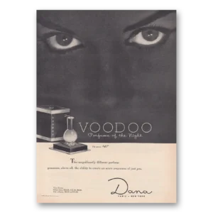 1950 Dana Voodoo Perfume Print Ad | Voodoo Perfume