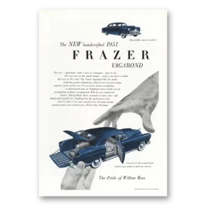 1950 Frazer Vagabond Print Ad | Handcrafted
