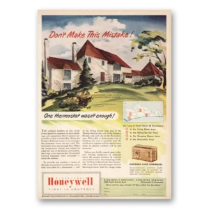 1950 Honeywell Print Ad | Don’t Make This Mistake