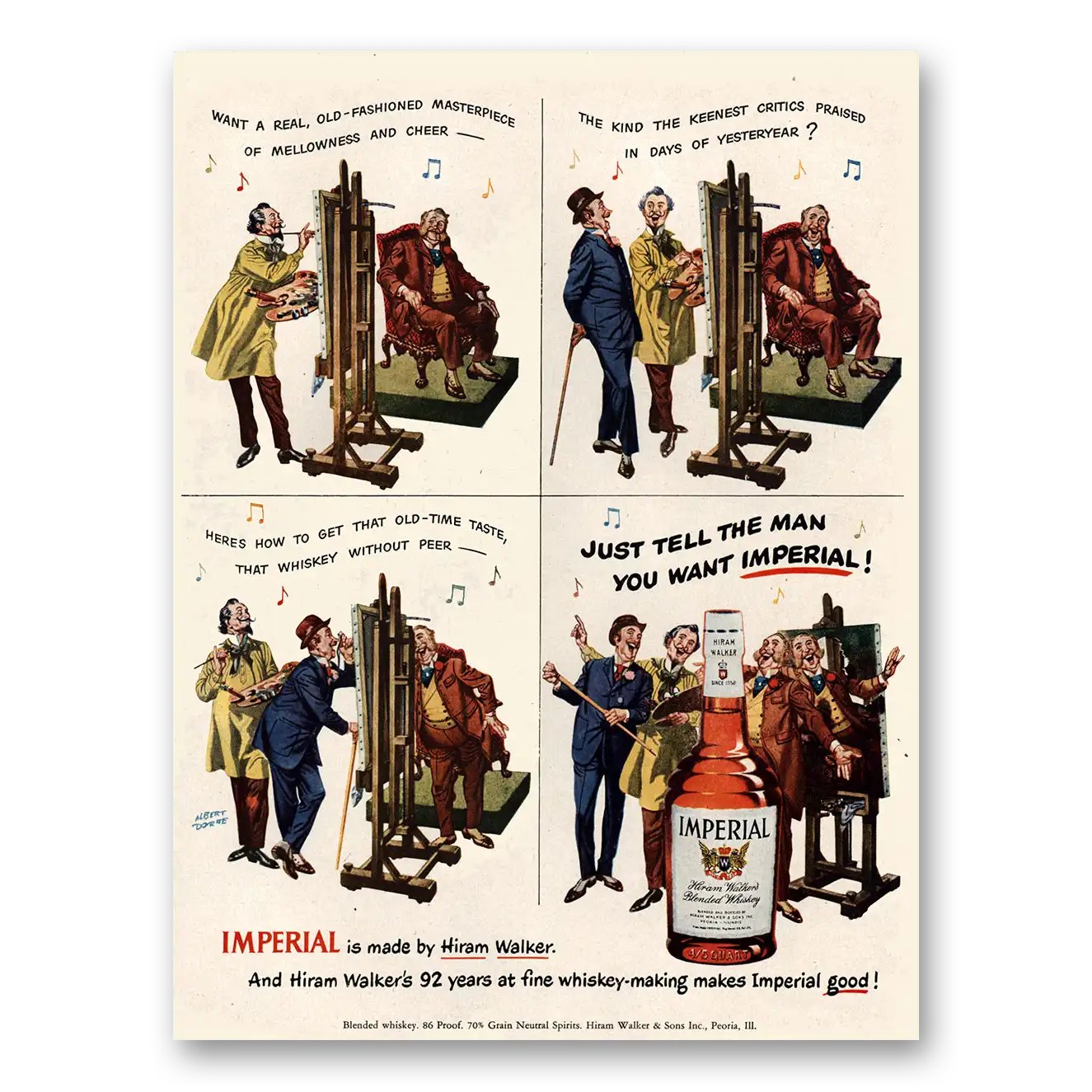 1950 Imperial Whiskey Print Ad | Masterpiece