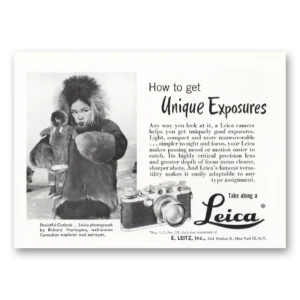 1950 Leica Cameras Print Ad | Richard Harrington