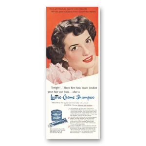 1950 Lustre Creme Shampoo Print Ad | Lovlier