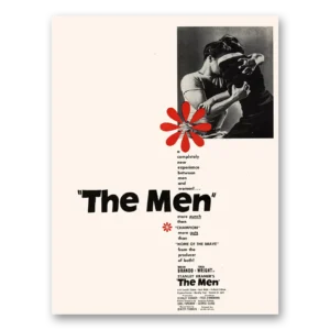 1950 The Men Movie Promo Print Ad | Marlon Brando