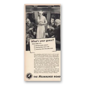 1950 Milwaukee Road Print Ad | This Girl Is