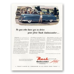 1950 Nash Motors Print Ad | Ambassador