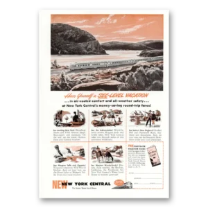 1950 New York Central Print Ad | See Level