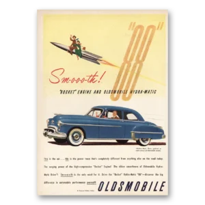 1950 Oldsmobile Print Ad | Smooth