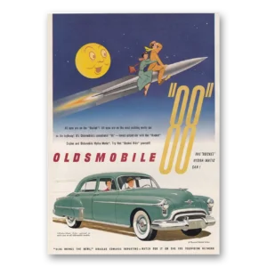 1950 Oldsmobile 88 Print Ad | Hydra Matic