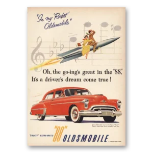 1950 Oldsmobile 88 Print Ad | My Rocket