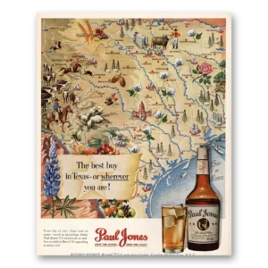 1950 Paul Jones Whiskey Print Ad | Best Buy