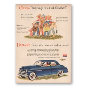 1950 Plymouth Print Ad | Chorus