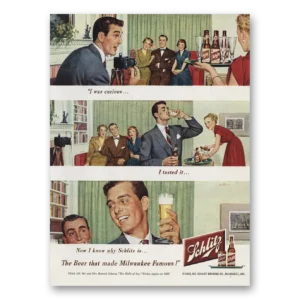 1950 Schlitz Beer Print Ad | I Was Curious