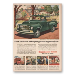 1950 Studebaker Trucks Print Ad | Overdrive