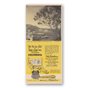 1950 Union Pacific Railroad Print Ad | Chair Way
