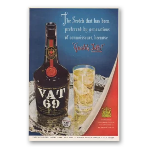 1950 VAT69 Print Ad | Generations