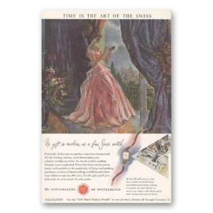 1950 Watchmakers of Switzerland Print Ad | Kalfel Time