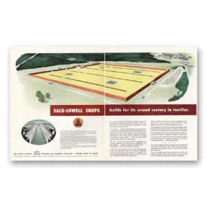 1951 Austin Company Print Ad | Saco Lowell