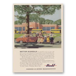 1951 Budd Print Ad | Crossing Guard