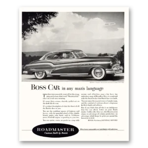 1951 Buick Roadmaster Print Ad | Boss Car