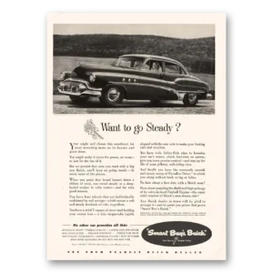 1951 Buick Print Ad | Go Steady