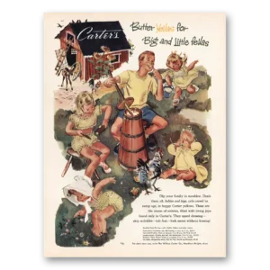 1951 Carters Clothing Print Ad | Carters