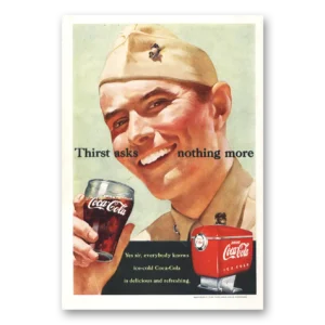 1951 Coca Cola Print Ad | Yes Sir