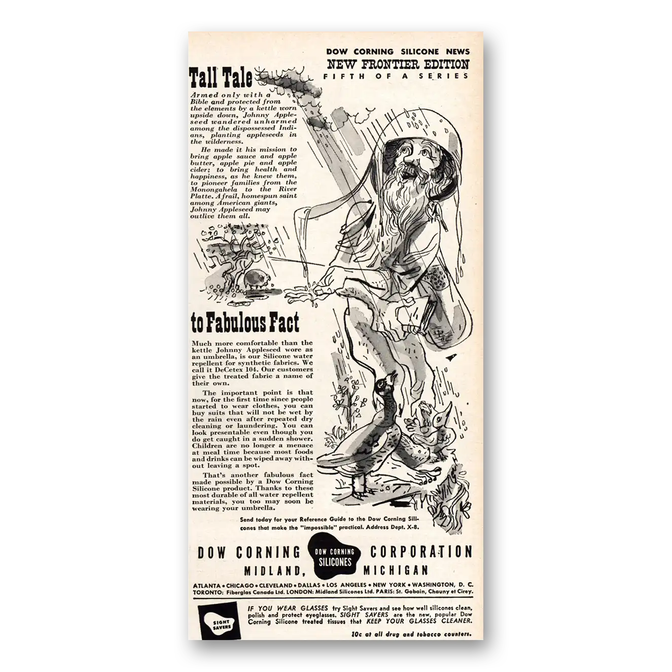 1951 Dow Corning Print Ad | Frontier Edition
