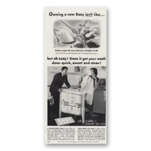 1951 Easy Washing Machine Print Ad | But Oh Lady