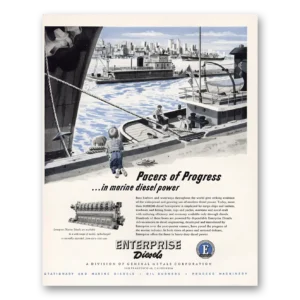 1951 Enterprise Diesels Print Ad | Pacers Progress