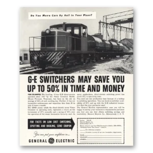 1952 General Electric Print Ad | Switchers
