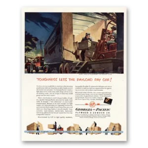 1951 Georgia Pacific Print Ad | Pay Off