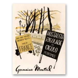 1951 Germaine Monteil Perfume Print Ad | Nostalgia