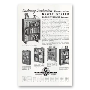 1951 Globe Wernicke Print Ad | Enduring