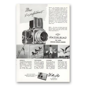 1951 Hasselblad Print Ad | Perfectionist