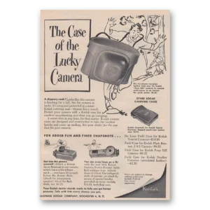 1951 Kodak Carrying Case Print Ad | Lucky Camera