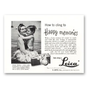 1951 Leica Cameras Print Ad | Happy Memories