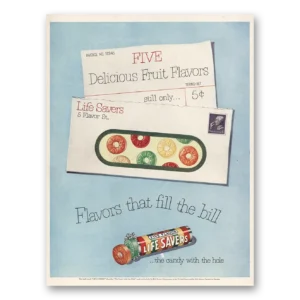 1951 Life Savers Print Ad | Fit Bill