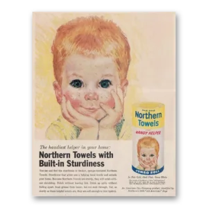 1951 Northern Towels Print Ad | American Boys