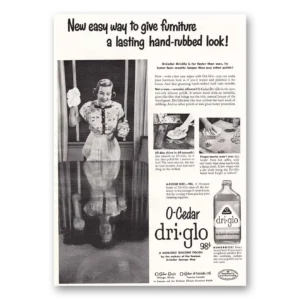 1951 O Cedar Print Ad | Dri Glo
