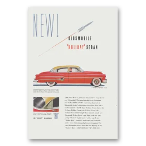 1951 Oldsmobile Holiday Print Ad | Rocket 98
