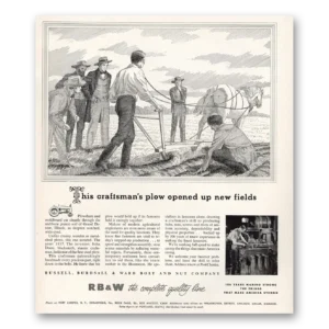1951 RB&W Print Ad | New Fields