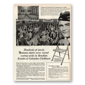 1951 Samson Chairs Print Ad | Brooklyn Knights