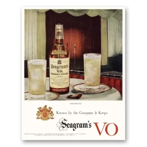 1951 Seagrams VO Whisky Print Ad | Company Keeps